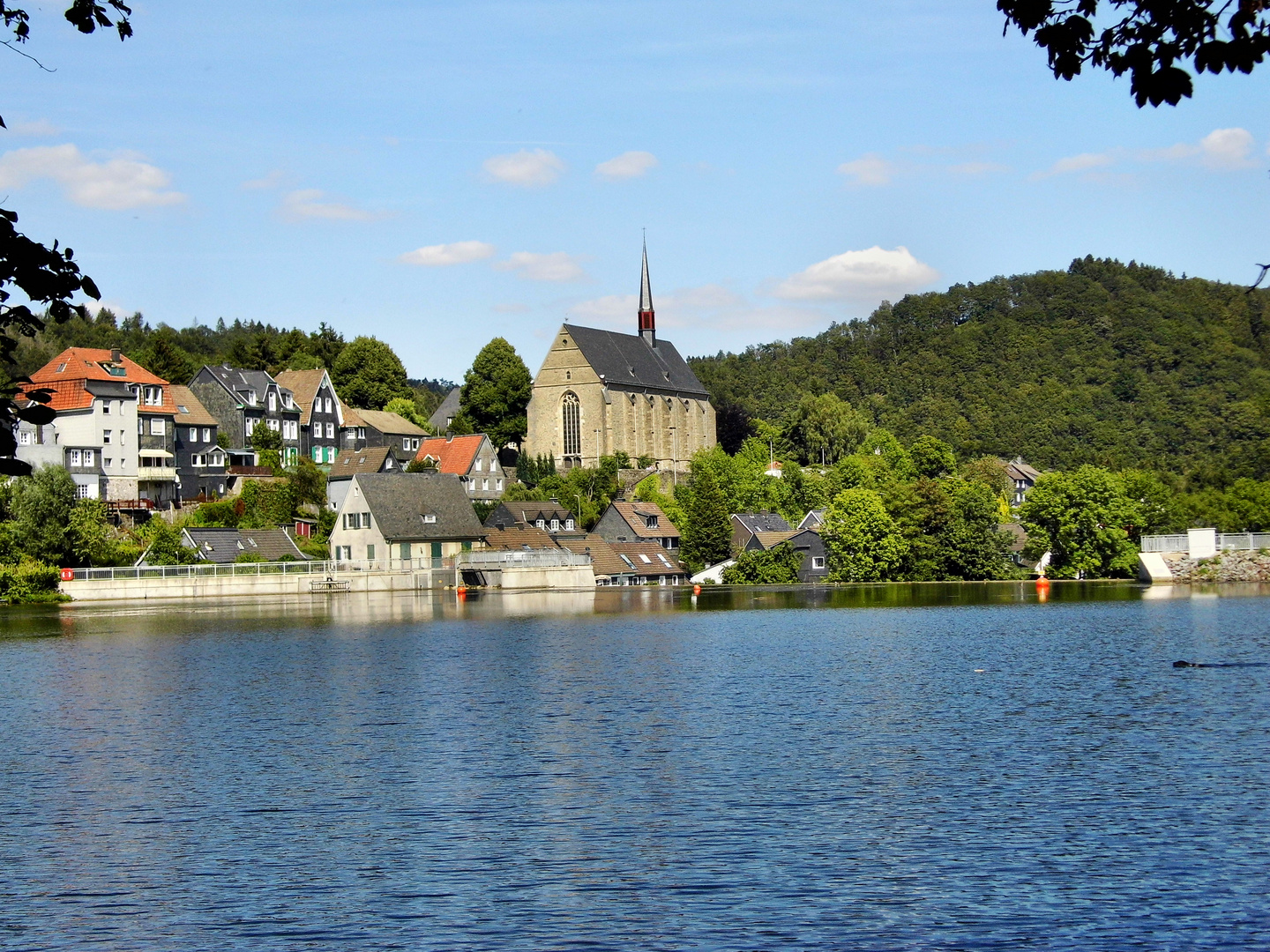 Blick auf den Beyenburger Stausee (Wuppertal)