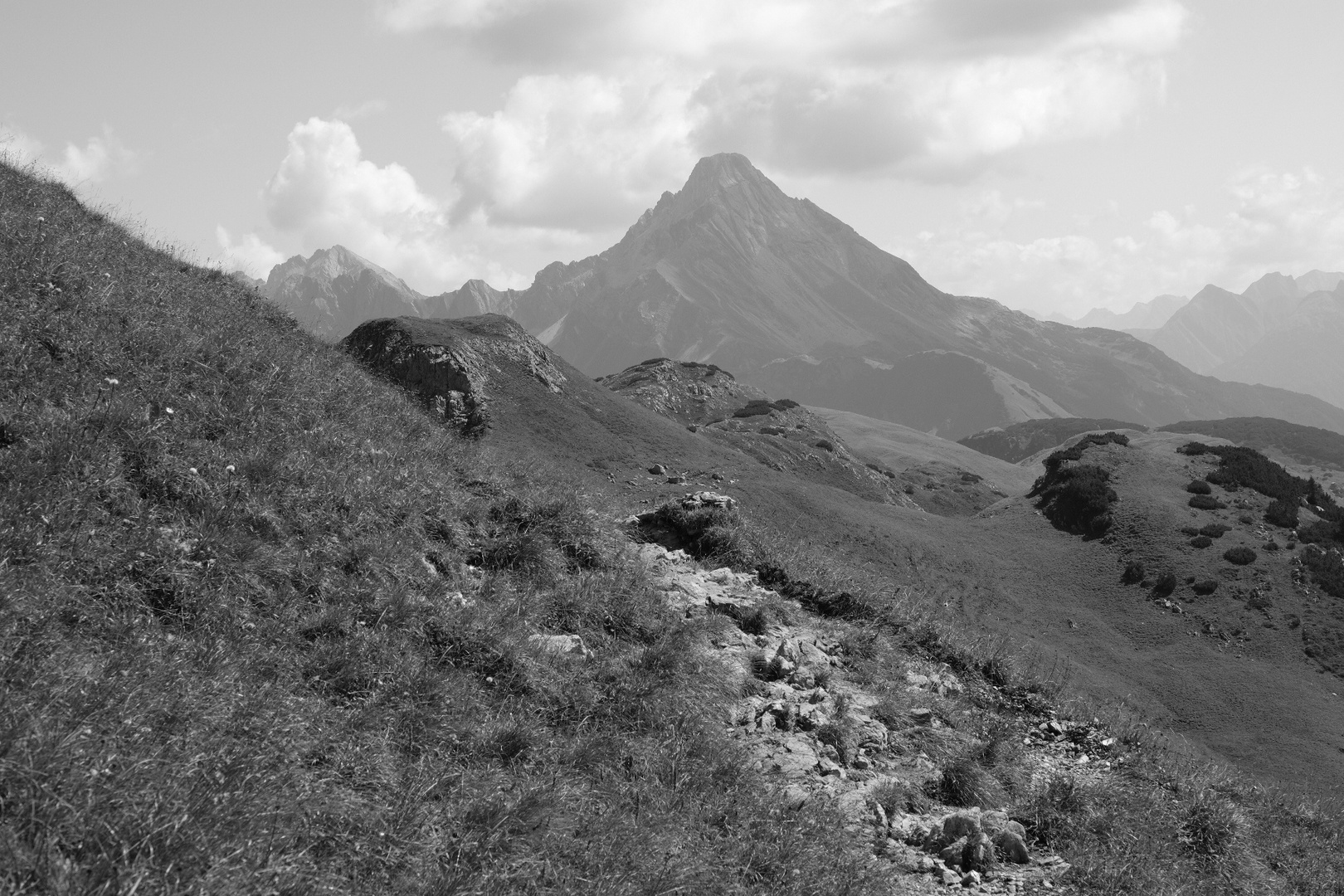 Blick auf den Biberkopf 