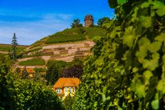 Blick auf den Bismarckturm in Radebeul