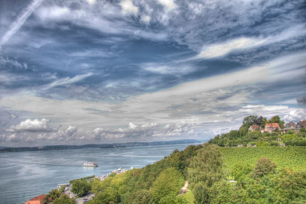 Blick auf den Bodensee HDR