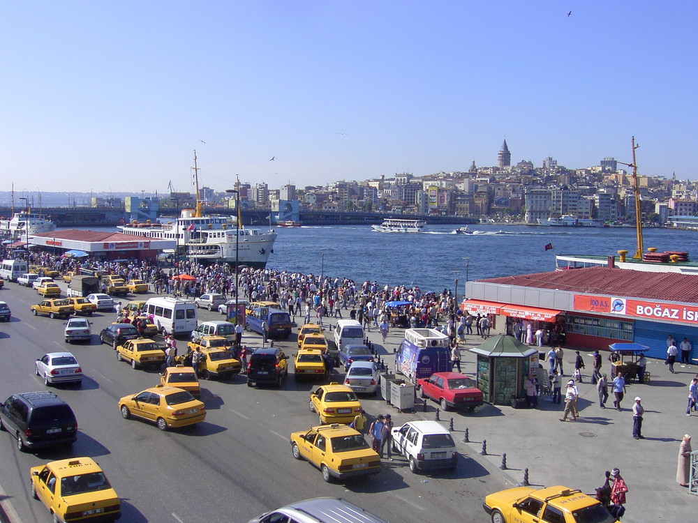 blick auf den Bosporus und der City