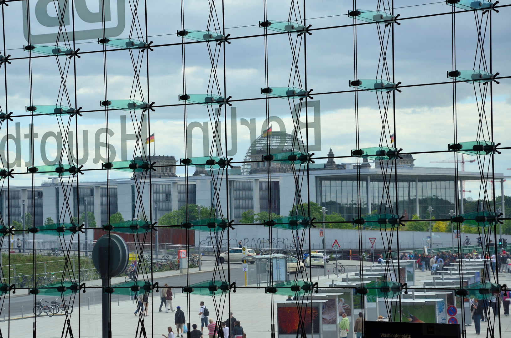 Blick auf den Bundestag