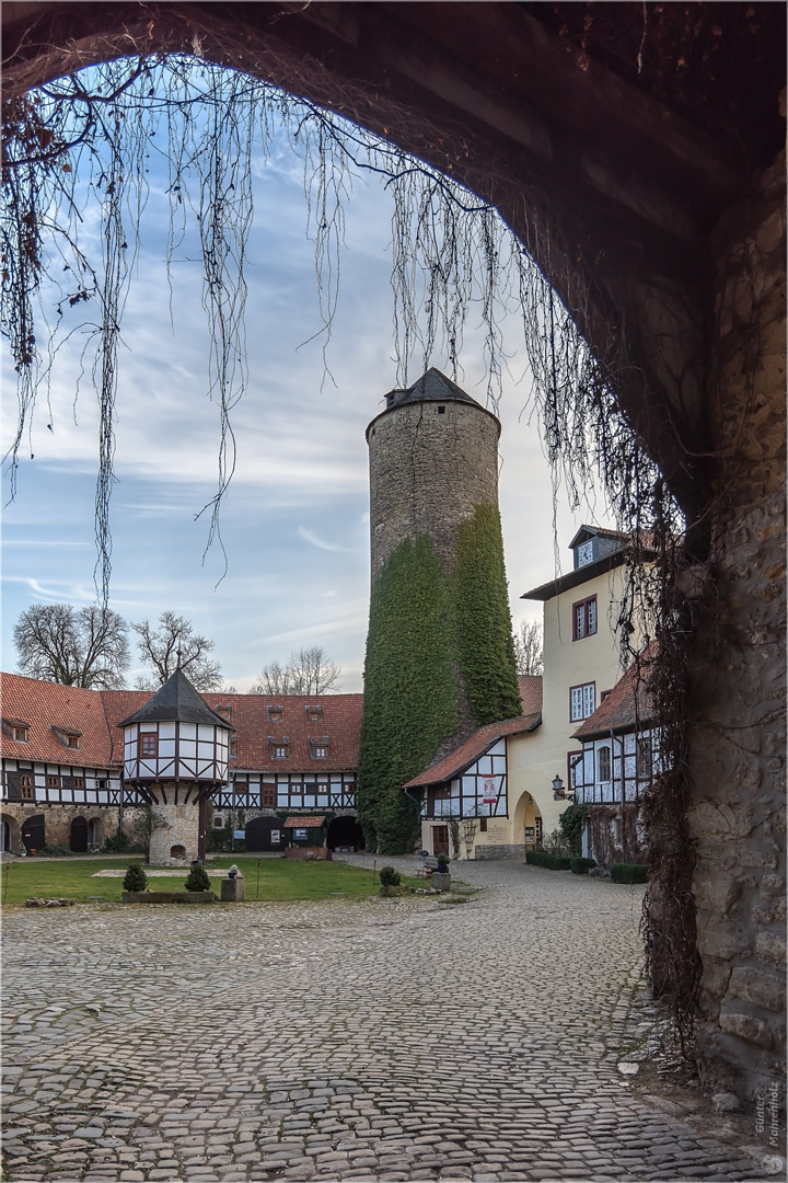 Blick auf den Burghof der Westerburg