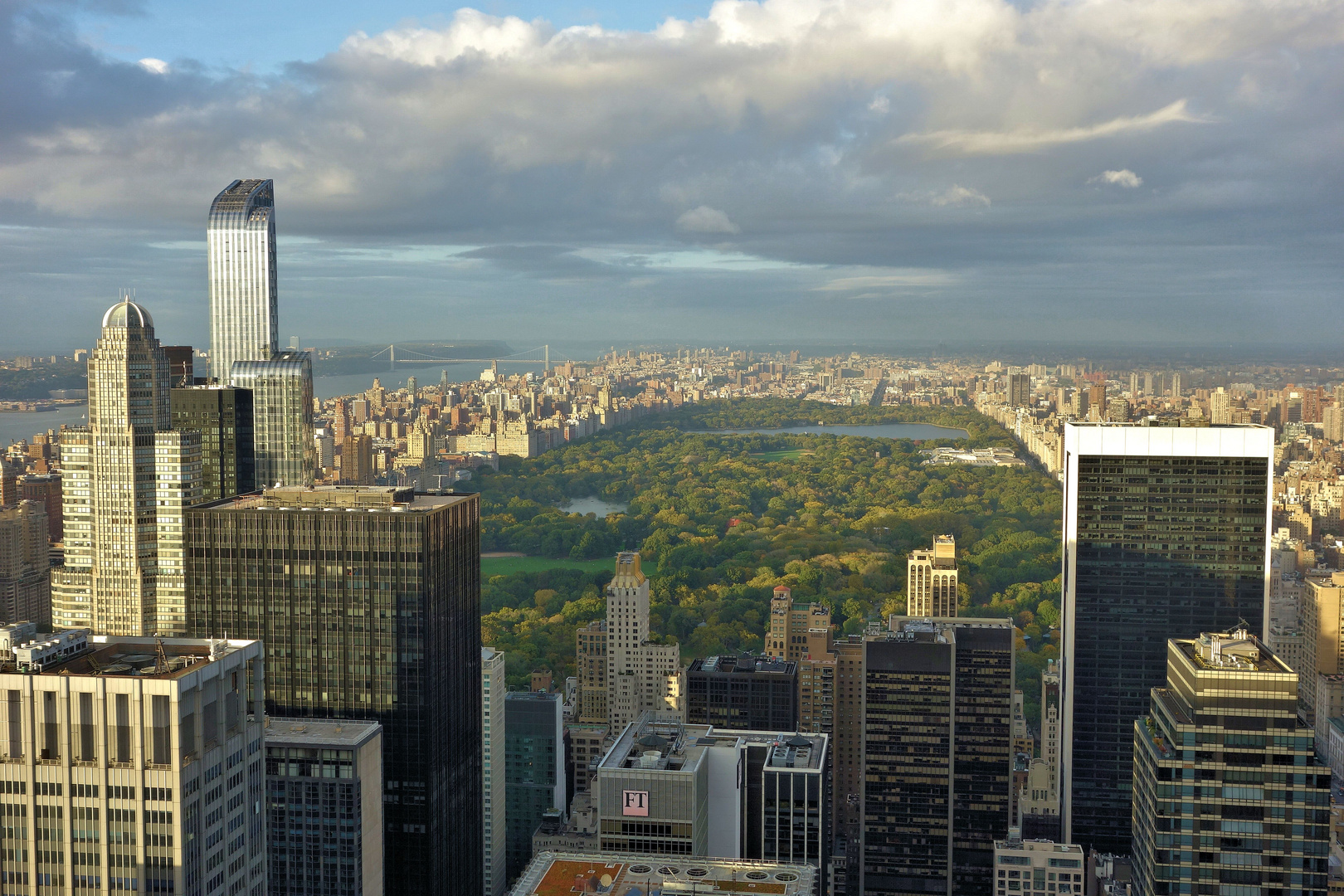 blick auf den central park vom RCA-building aus