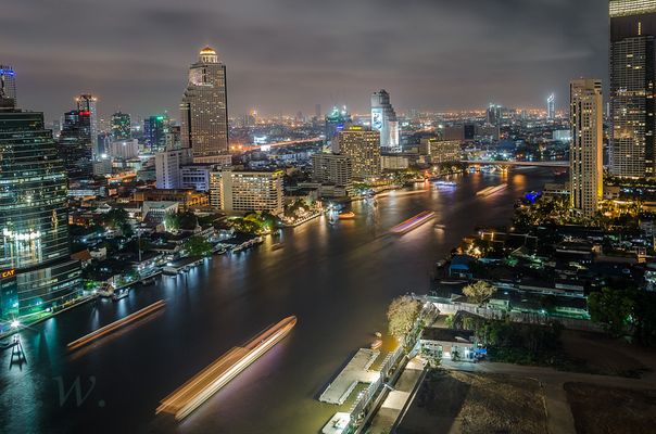 Blick auf den Chao Phraya