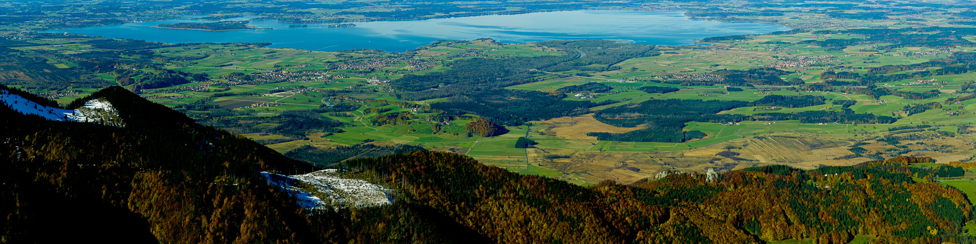 Blick auf den Chiemsee