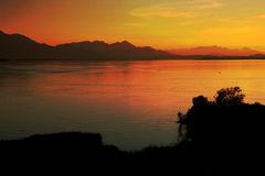 Blick auf den Chiemsee