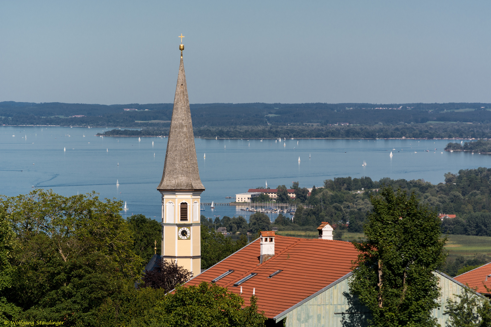 Blick auf den Chiemsee