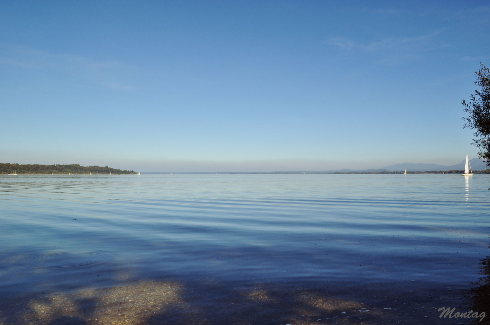 Blick auf den Chiemsee