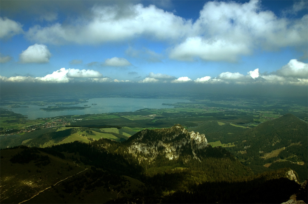 Blick auf den Chiemsee