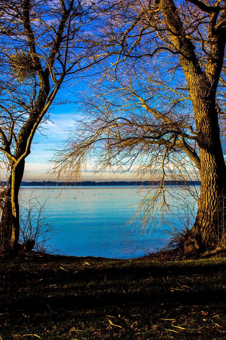 Blick auf den Chiemsee