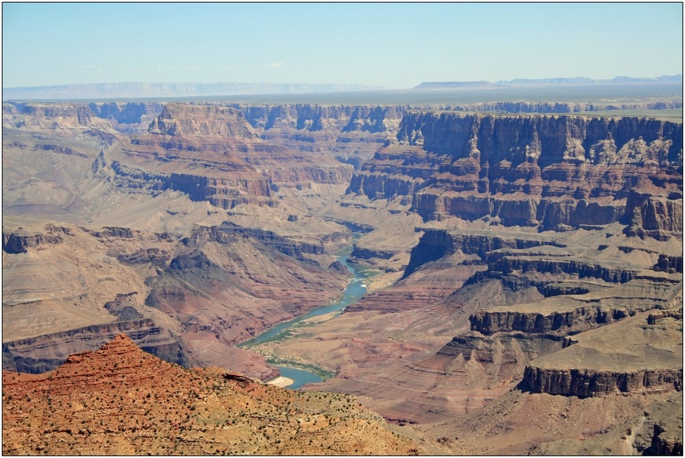 Blick auf den Colorado im Grand Canyon vom South Rim