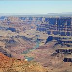 Blick auf den Colorado im Grand Canyon vom South Rim