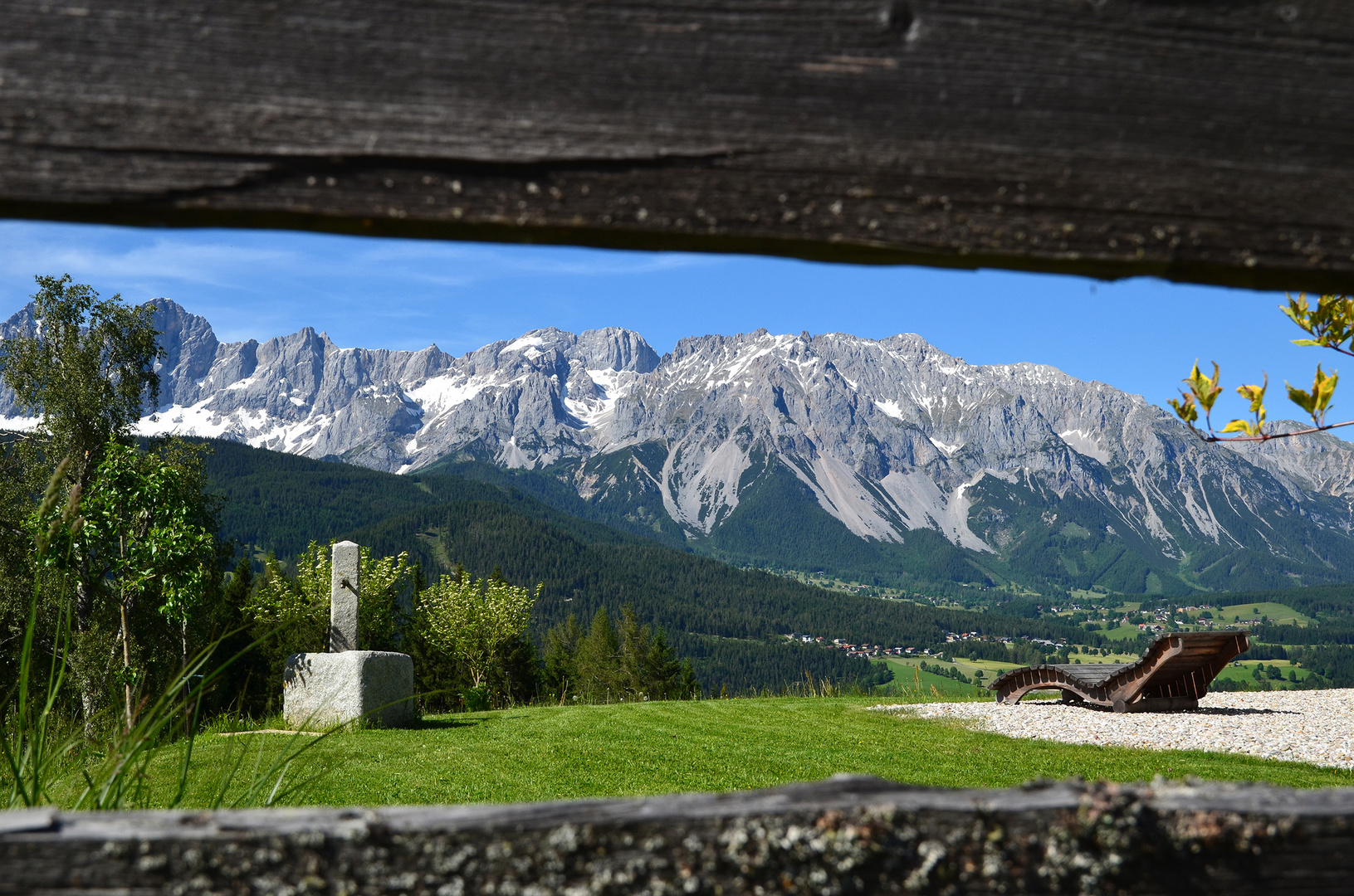 Blick auf den Dachstein