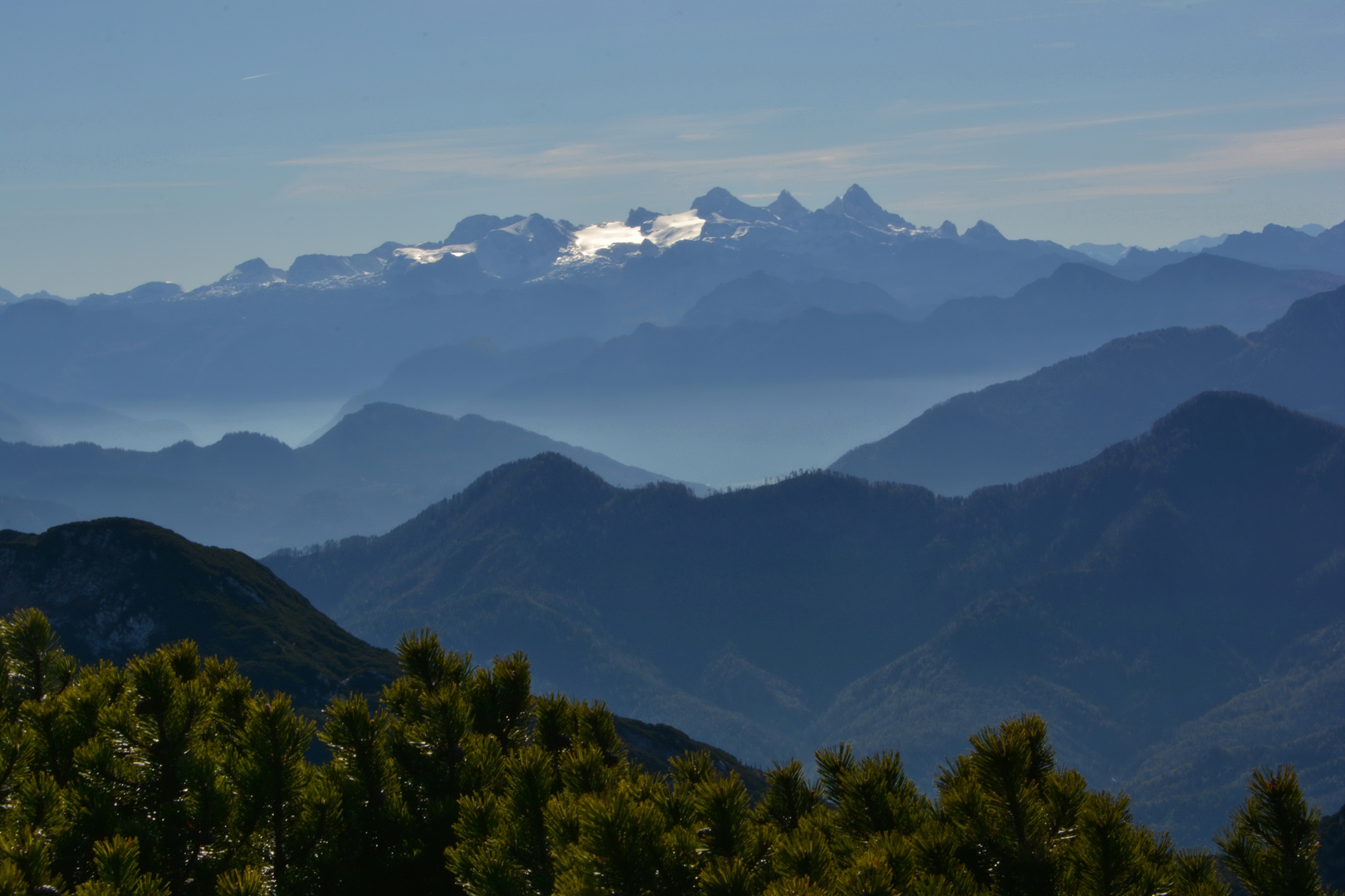 Blick auf den Dachstein...