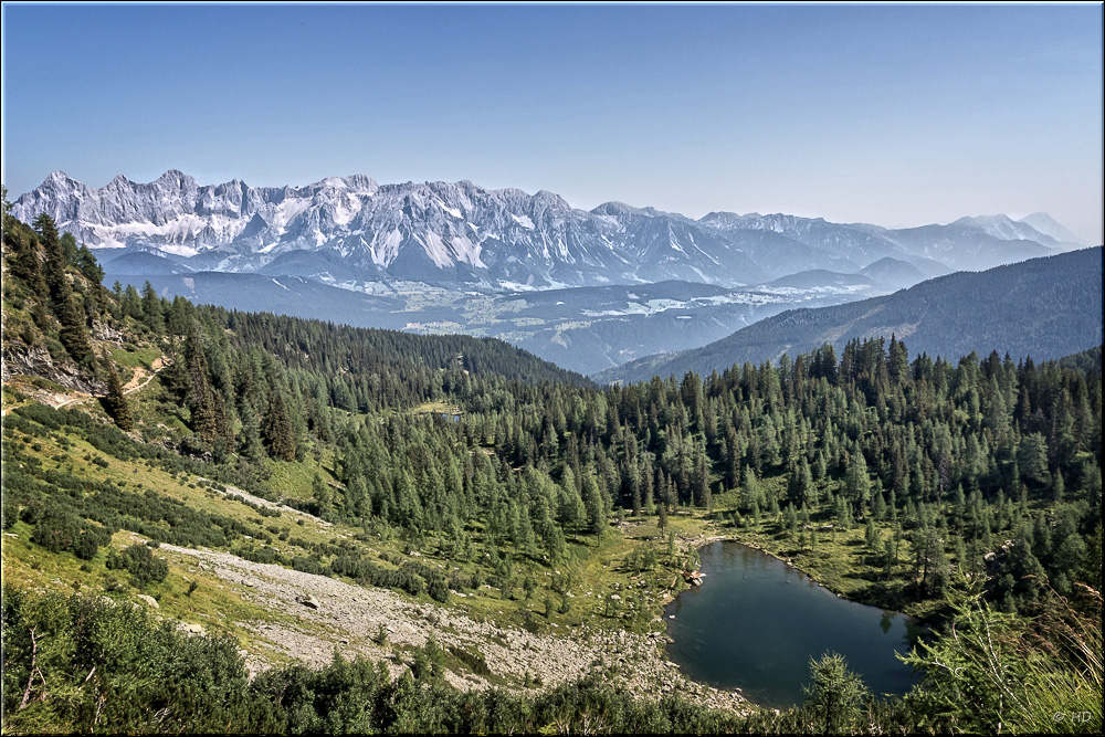 Blick auf den Dachstein