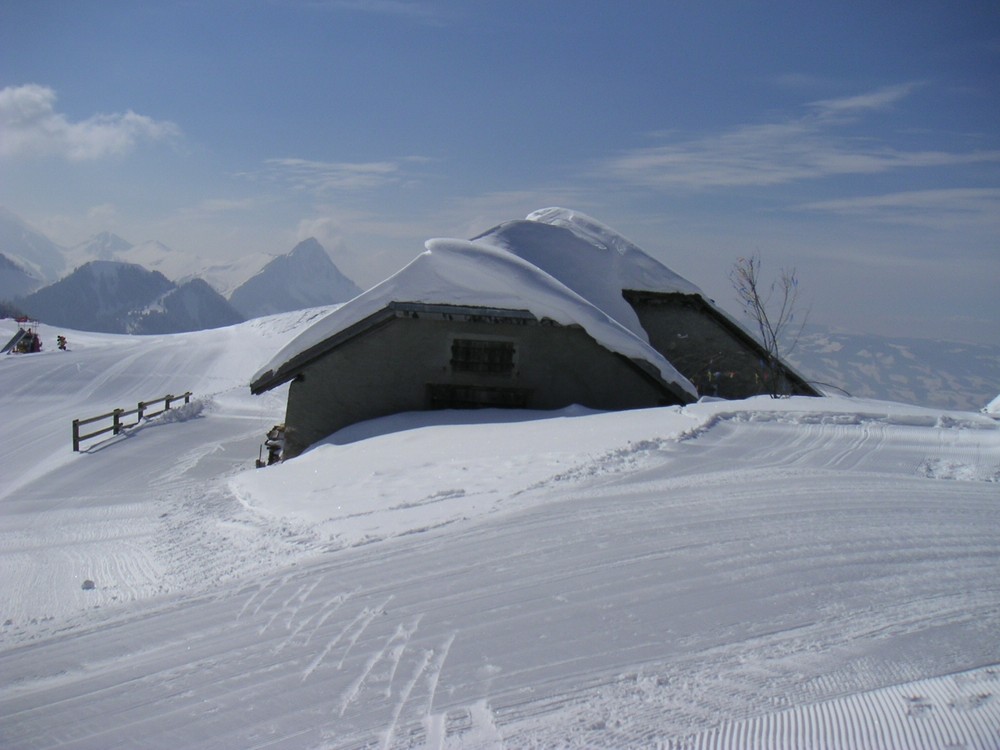 Blick auf den Dent du Broc vom Vounetz