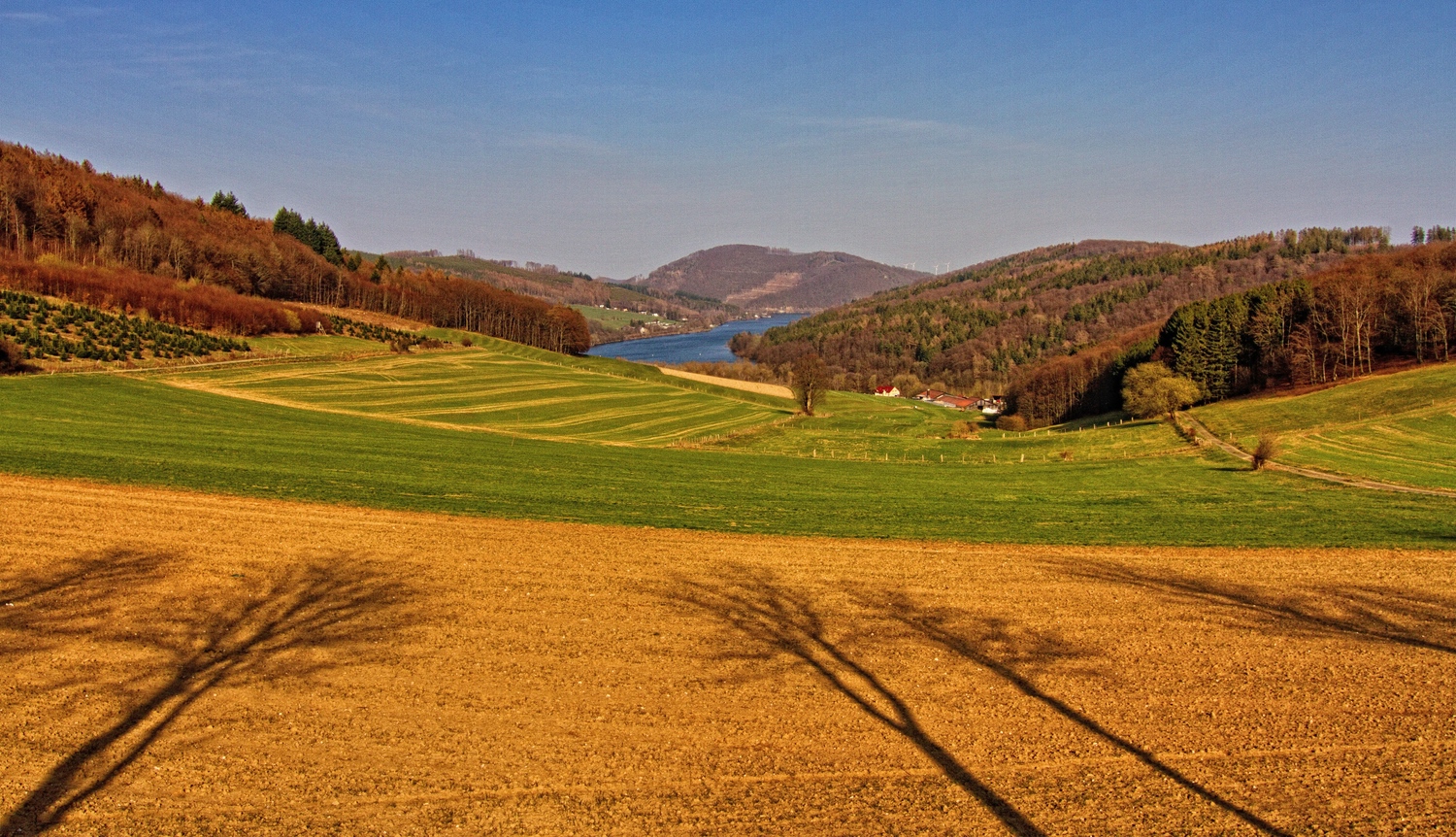 Blick auf den Diemelsee 