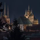 Blick auf den Dom in Erfurt