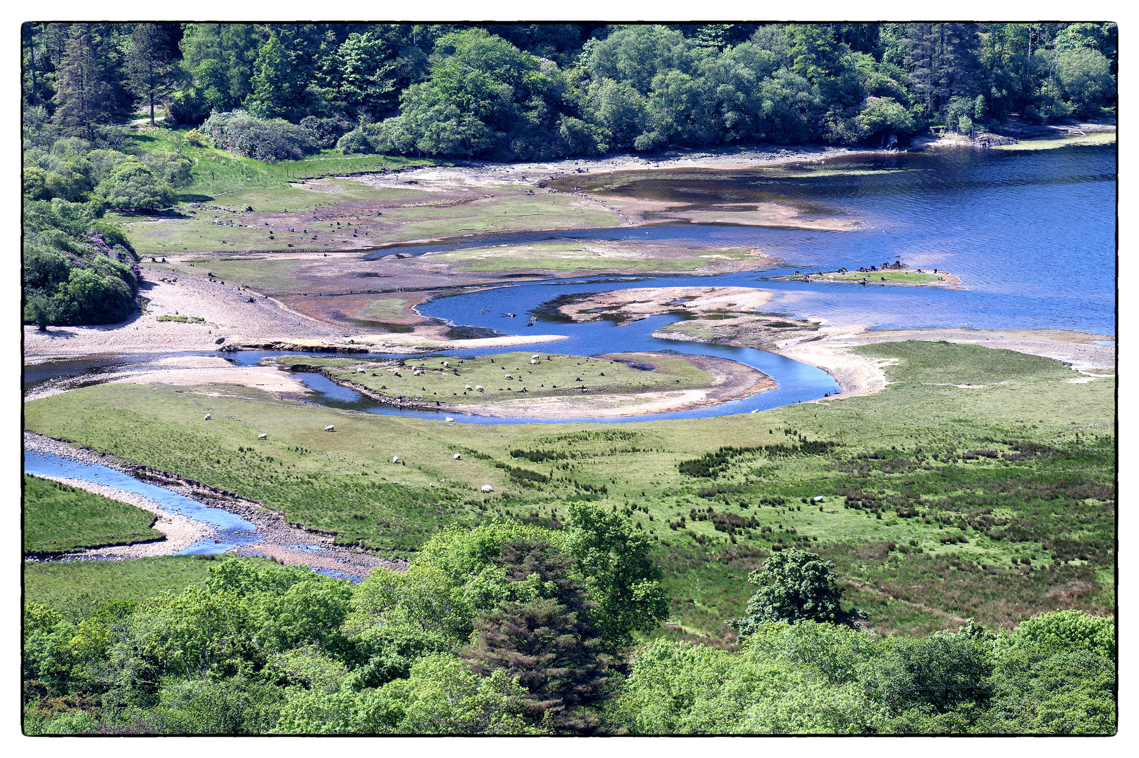 Blick auf den Dunlewy Lough