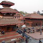 Blick auf den Durbar Square in Kathmandu