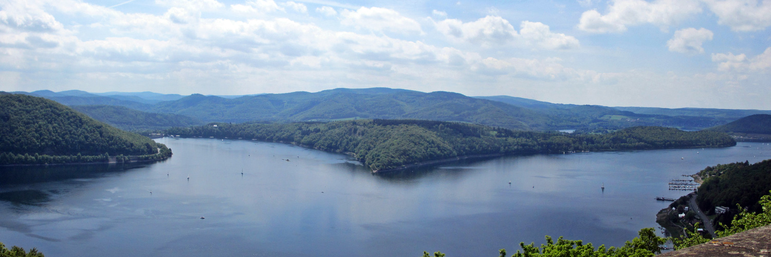 Blick auf den Edersee