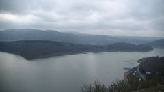 Blick auf den Edersee von Schloss Waldeck