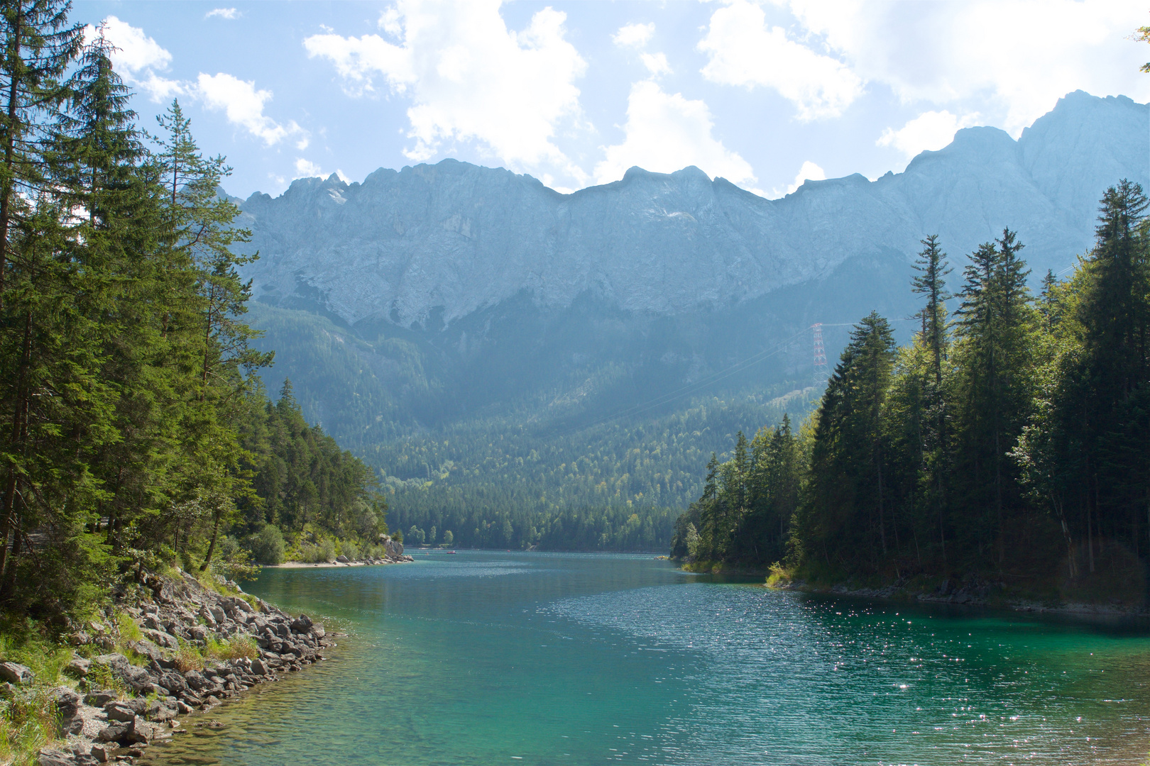 Blick auf den Eibsee