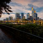 Blick auf den Eisernen Steg, Frankfurt a. M.