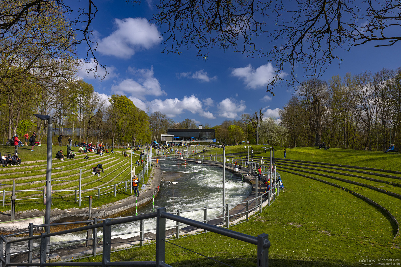 Blick auf den Eiskanal