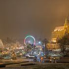 Blick auf den Erfurter Weihnachtsmarkt