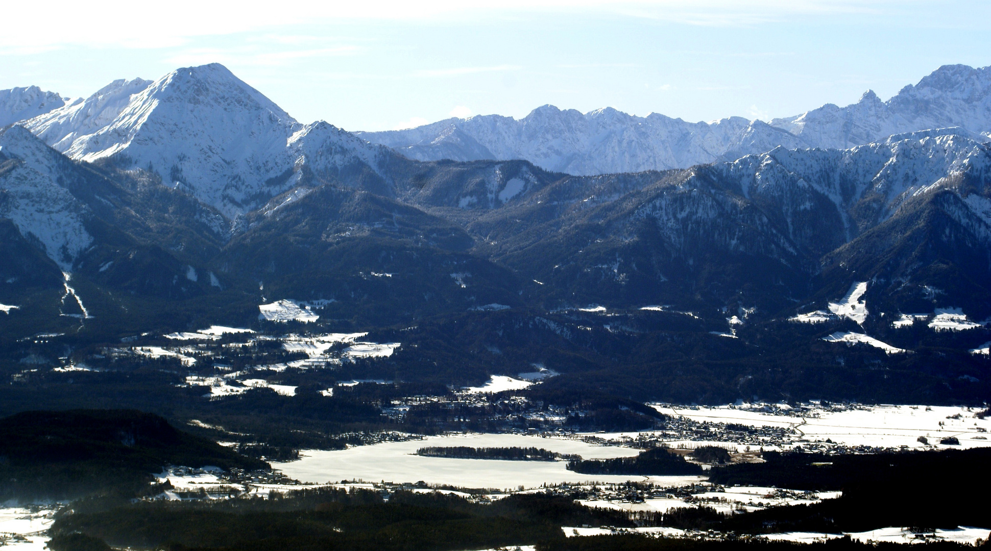 Blick auf den Faakersee