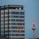 Blick auf den Fernmeldeturm Mannheim