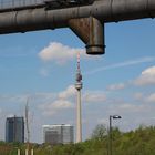 Blick auf den Fernsehturm Dortmund