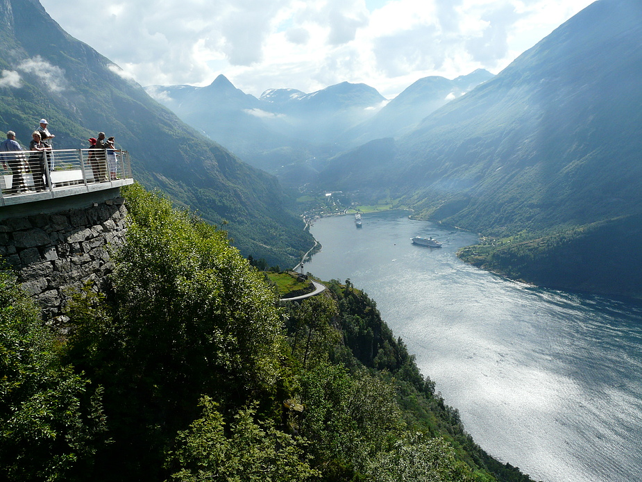 Blick auf den Fjord !