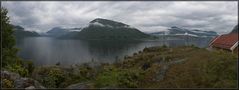 Blick auf den Fjord