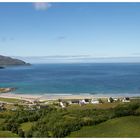 Blick auf den Fjord und das Meer