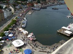 Blick auf den Flensburger Hafen