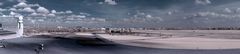 Blick auf den Flughafen Tempelhof