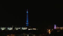 Blick auf den Funkturm in Berlin.