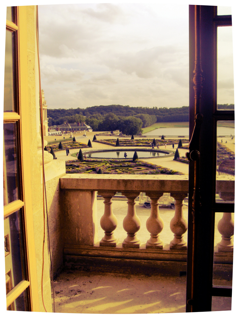 Blick auf den Garten von Versailles