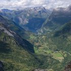 Blick auf den Geirangerfjord