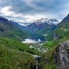 Blick auf den Geirangerfjord