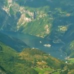 Blick auf den Geirangerfjord