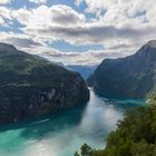 Blick auf den Geirangerfjord