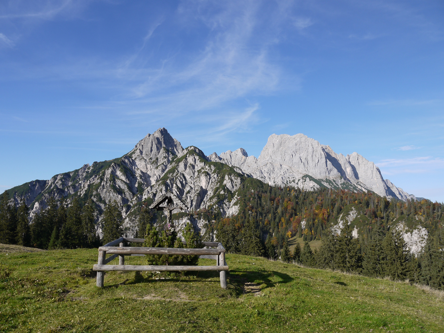 Blick auf den Gipfel