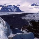 Blick auf den Gletscher Vatnajökull (Island)