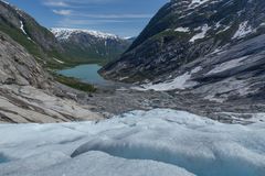 Blick auf den Gletschersee