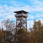 Blick auf den Goetheturm in Frankfurt