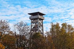 Blick auf den Goetheturm in Frankfurt